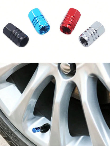 2pcs/4pcs Tire Valve Stem Caps, Car Wheel Rim Lights, Tire Valve Stems, Car Tire Valve Stem Caps, 4pcs Glow-In-The-Dark Tire Valve Stem Caps, Luminous Car Wheel Valve Stem Caps, Fluorescent Car Tire V