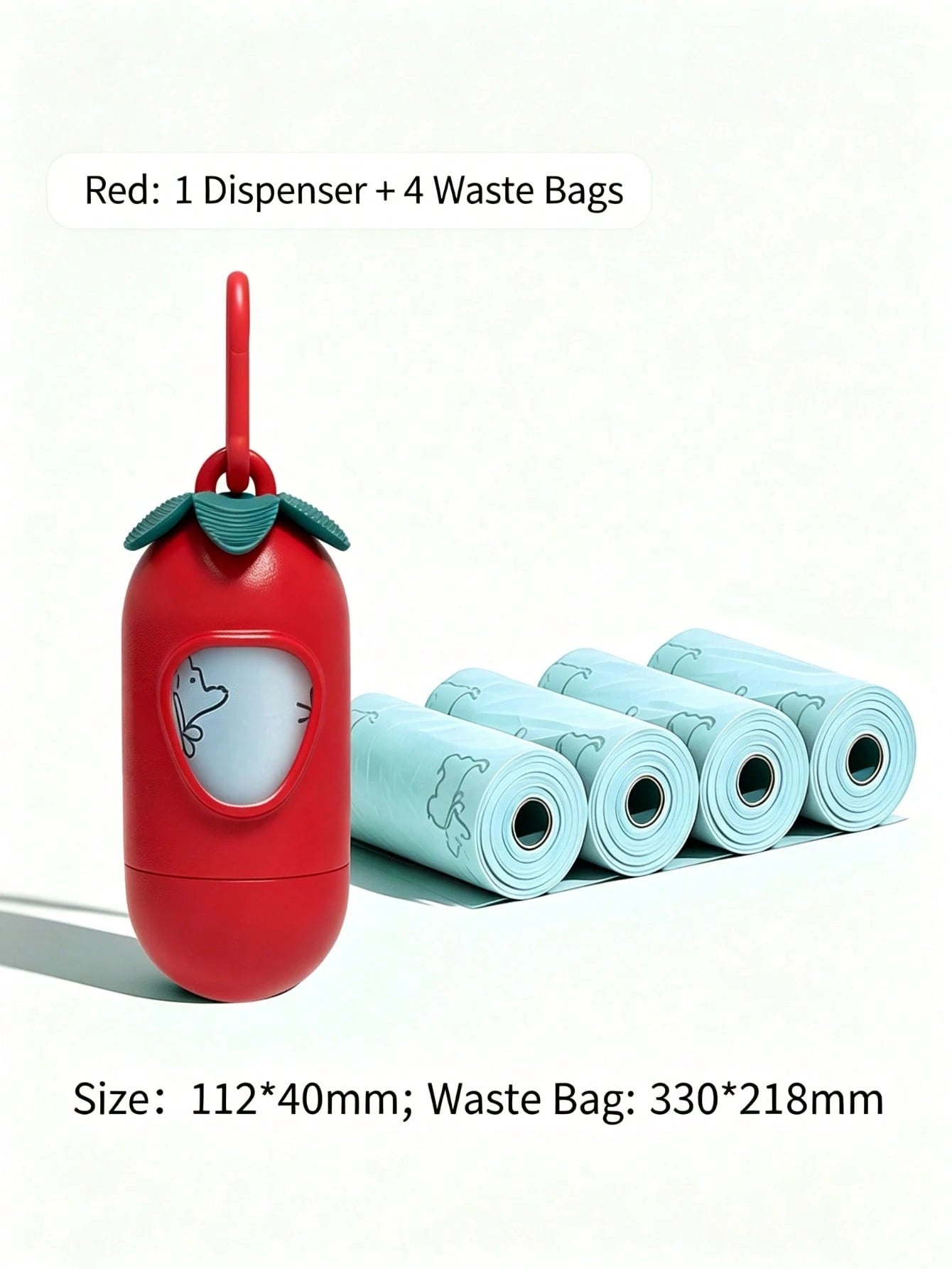 2pcs Capsule Pet Waste Bag Dispenser, Portable Waterproof Durable Plastic Material, Suitable For Dog Walking, Outdoor Travel And Daily Use, Cute Pet Cleaning Storage Accessory