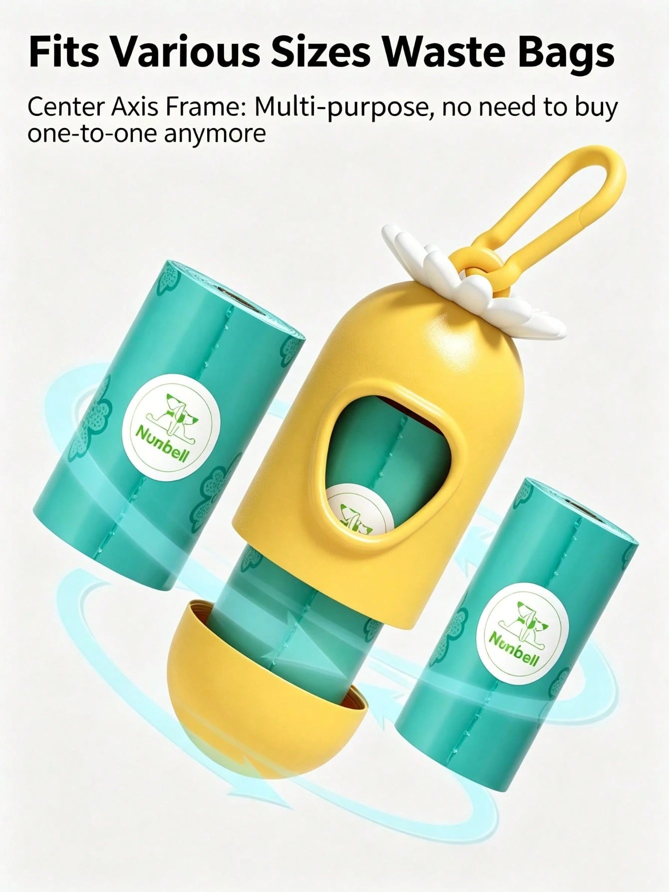 2pcs Capsule Pet Waste Bag Dispenser, Portable Waterproof Durable Plastic Material, Suitable For Dog Walking, Outdoor Travel And Daily Use, Cute Pet Cleaning Storage Accessory