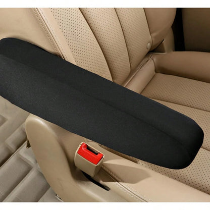 2Pcs Car Front Seat Armrest Covers, Cloth Fabric Armrest Protectors, Direct Replacement Center Console Lid Armrest Cover Skin, Universal Accessories For Car, SUV, Truck And Van