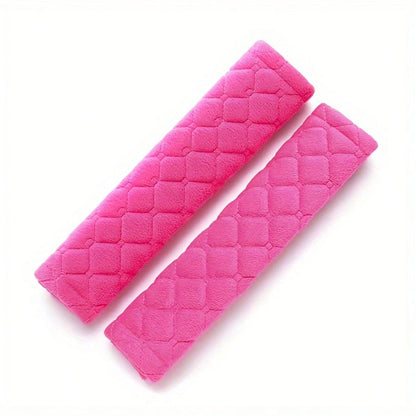 2pcs Car Seat Belt Covers, Comfortable Shoulder Pads, Suitable For Adults & Teenagers
