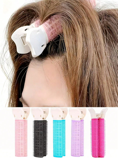 2pcs Hair Fiber Clip For Root Volumizing, Lazy Hair Clip, Top Hair Styling Tool/Curling Iron Accessory, Heatless Curling Iron, Volumizing Hair, Heatless Styling Tool, Lazy Hair Clip Top Hair Styling C