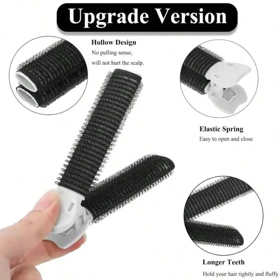 2pcs Hair Fiber Clip For Root Volumizing, Lazy Hair Clip, Top Hair Styling Tool/Curling Iron Accessory, Heatless Curling Iron, Volumizing Hair, Heatless Styling Tool, Lazy Hair Clip Top Hair Styling C