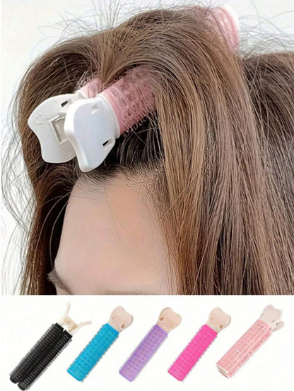 2pcs Hair Root Volumizing Clips, Slouchy Hair Claws/Rollers For Hairstyling, No Heat Hair Volumizing Device, Slouchy Hair Clamp Top Shaper, (Not For Direct Hair Curling, Only For Hairstyle Fixing)