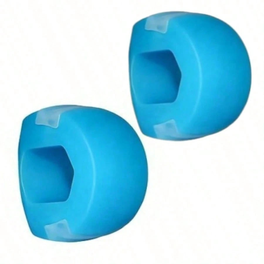 2PCS Jaw Exerciser Set. Facial Fitness And Masticatory Muscle Training Bite Device, Unisex| Suitable For Jaw/Masseter/Neck Muscles