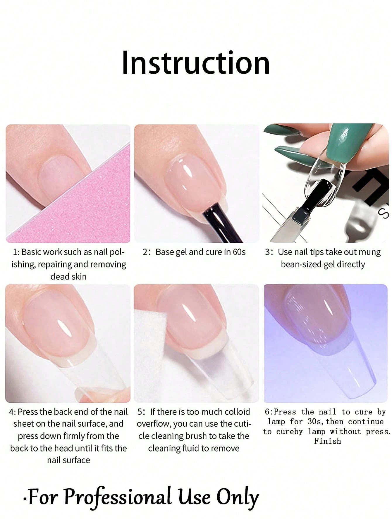 2pcs/Set 10g Fake Nail Glue Nail Adhesive With Brush, Suitable For Nail Art Rhinestones, Quick Dry UV Gel Glue, Nail Art Patch Tool