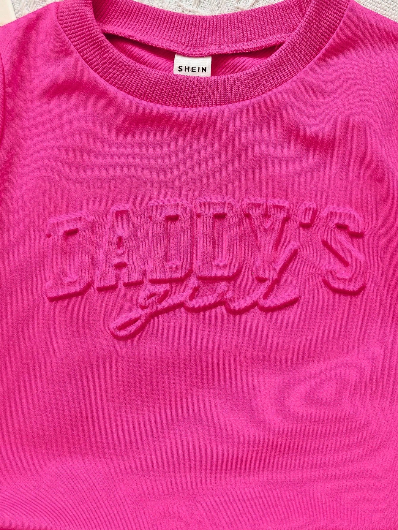 2pcs/Set Baby Girls "Daddy's Girl" Graphic Tee & Shorts Set, Classic Casual All-Match Outfit, Suitable For Spring/Summer