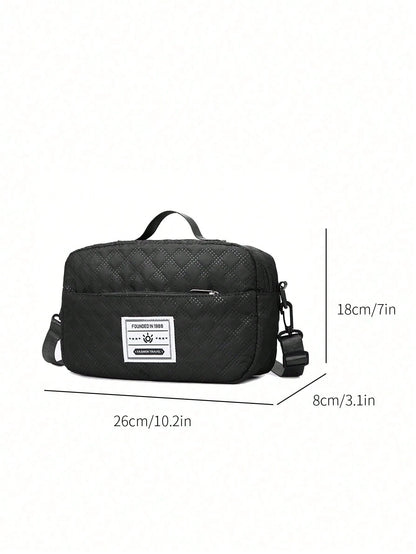 2pcs/Set Large Capacity Travel Tote Bag, Diaper Bag, Wet & Dry Separation Gym Bag, Weekend Overnight Shoulder Bag, Hospital Essential Mommy Bag