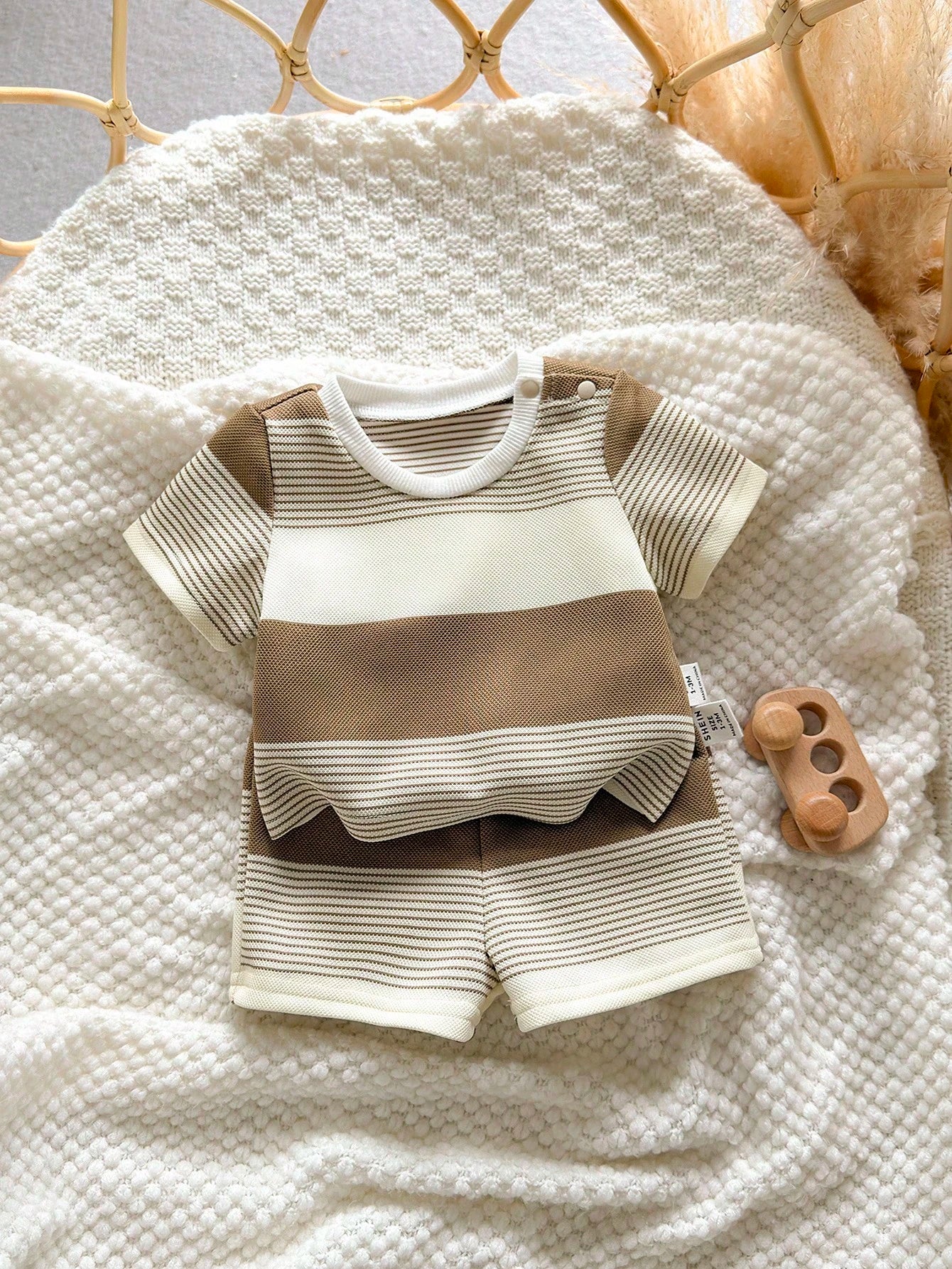 2pcs/Set Newborn Striped Short Sleeve T-Shirt+Shorts Baby Boy Sailor Outfit Shirts And Shorts Set Casual Wear Babies With Clothes For Photoshoot,Kids