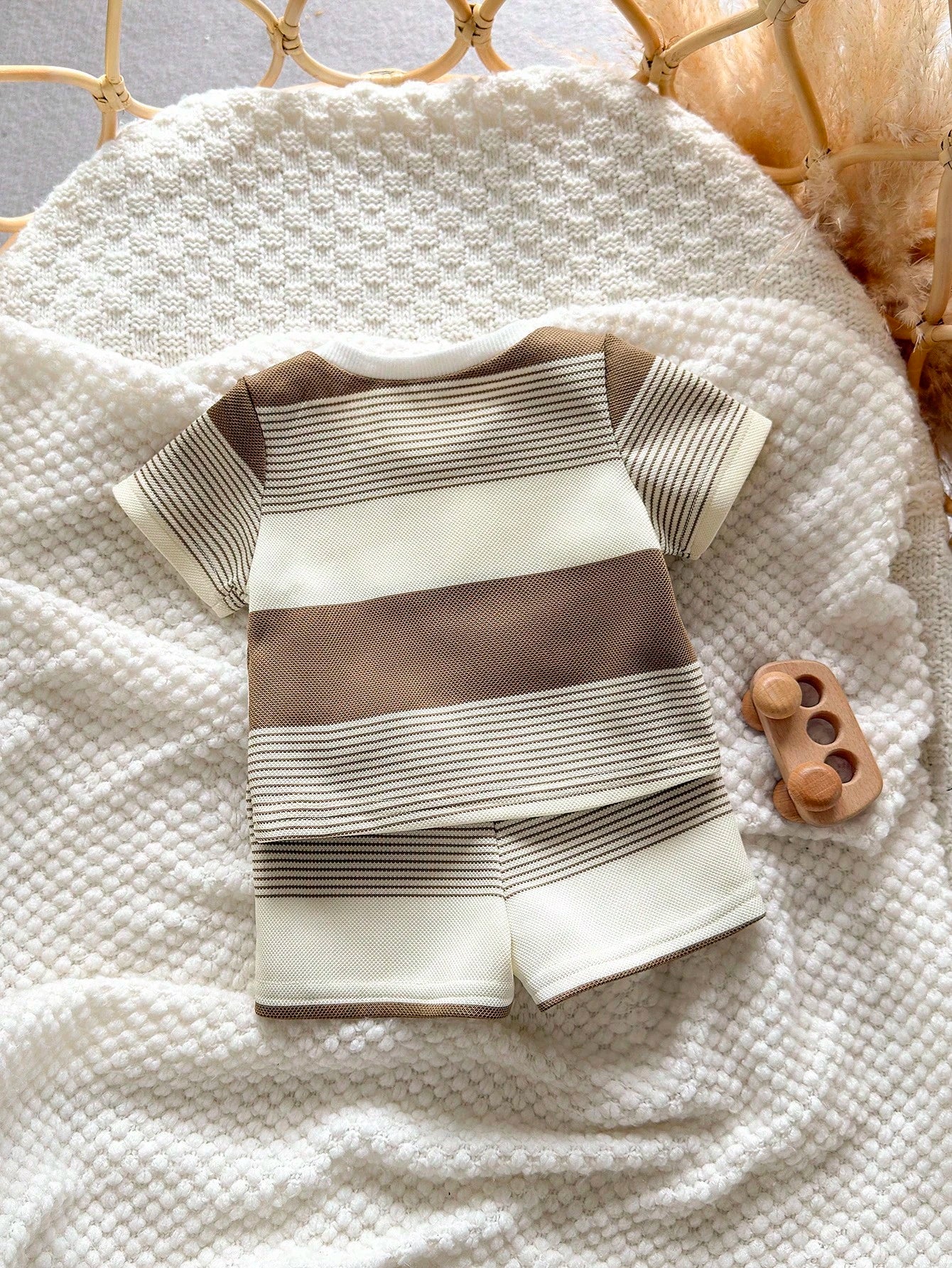 2pcs/Set Newborn Striped Short Sleeve T-Shirt+Shorts Baby Boy Sailor Outfit Shirts And Shorts Set Casual Wear Babies With Clothes For Photoshoot,Kids