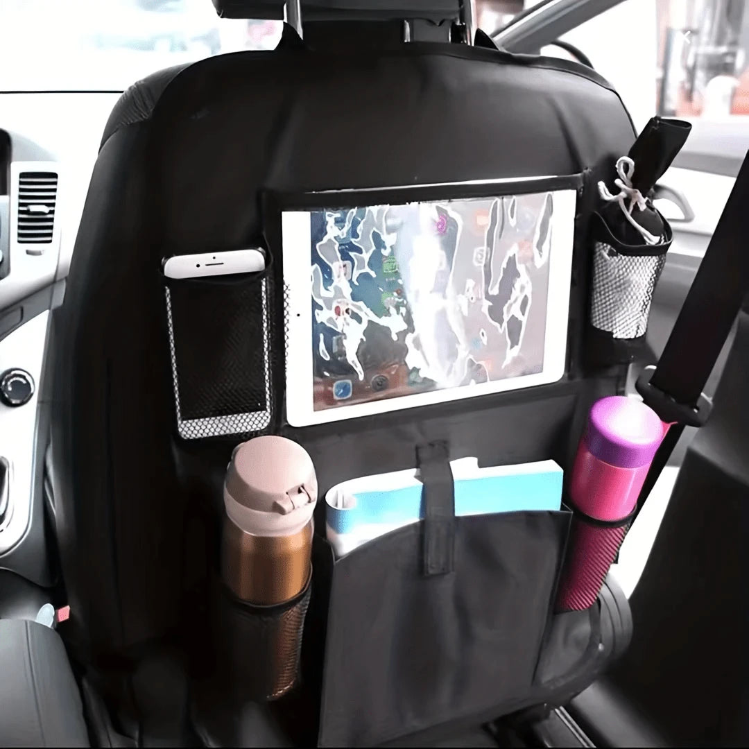 2pcs Waterproof & Durable Car Seat Back Storage Bag, Foldable Rear Seat Hanging Organizer, Universal Car Seat Pocket, Car Accessories Christmas Gift