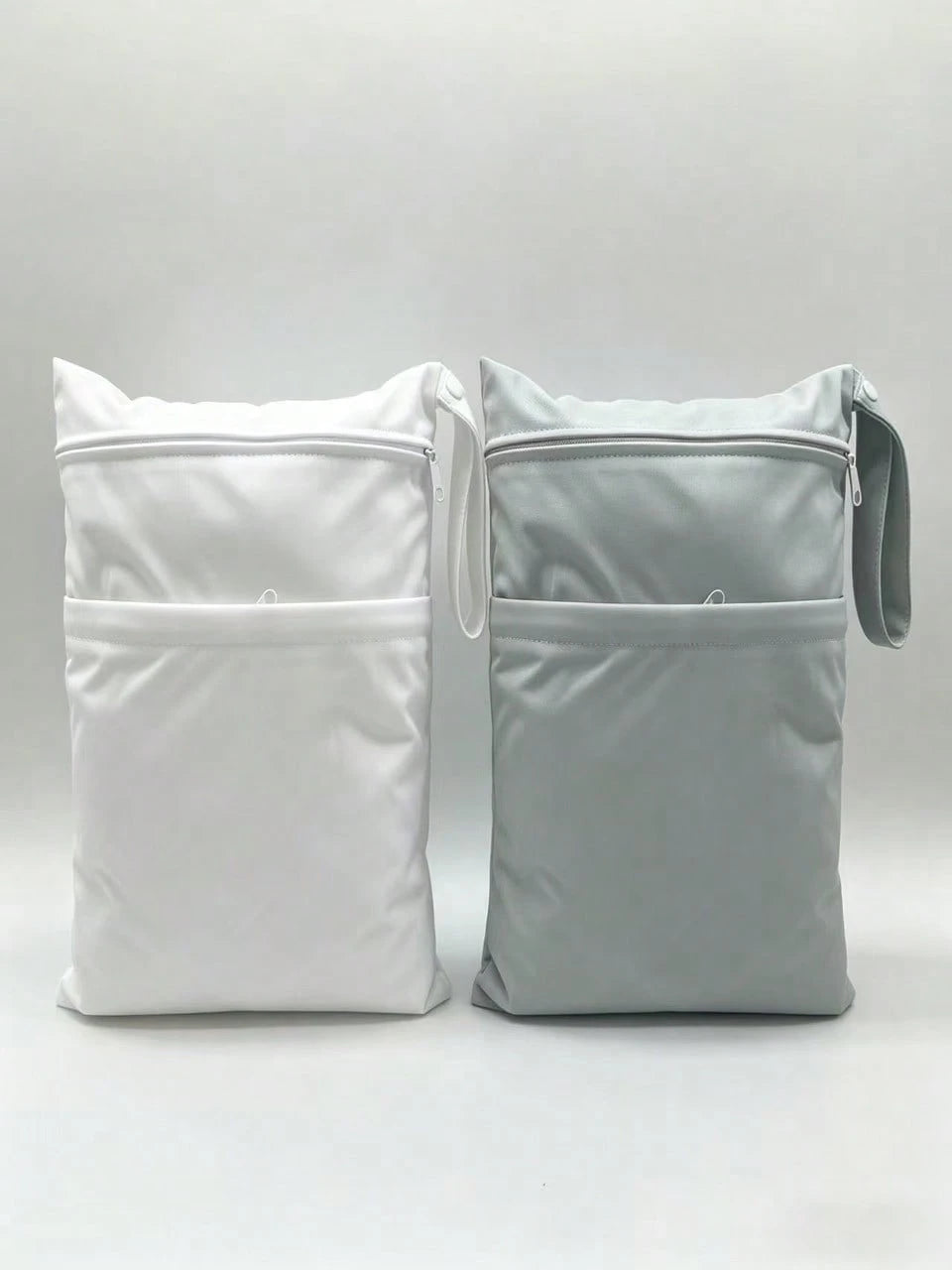 2pcs Waterproof Wet Dry Separation Bags, Double Layer Design, Reusable Diaper Bag And Travel Storage Bag