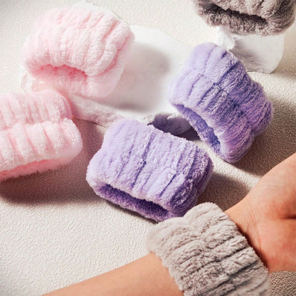 2pcs Waterproof Wrist Sleeves- Splash-Proof Arm Covers, Suitable For Skincare, Handwashing And Makeup Removal
