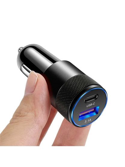 3.1a Pd Car Charger, Black