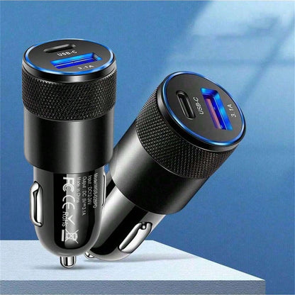 3.1a Pd Car Charger, Black