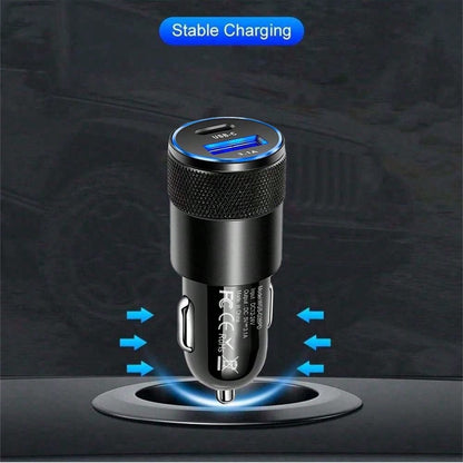 3.1a Pd Car Charger, Black