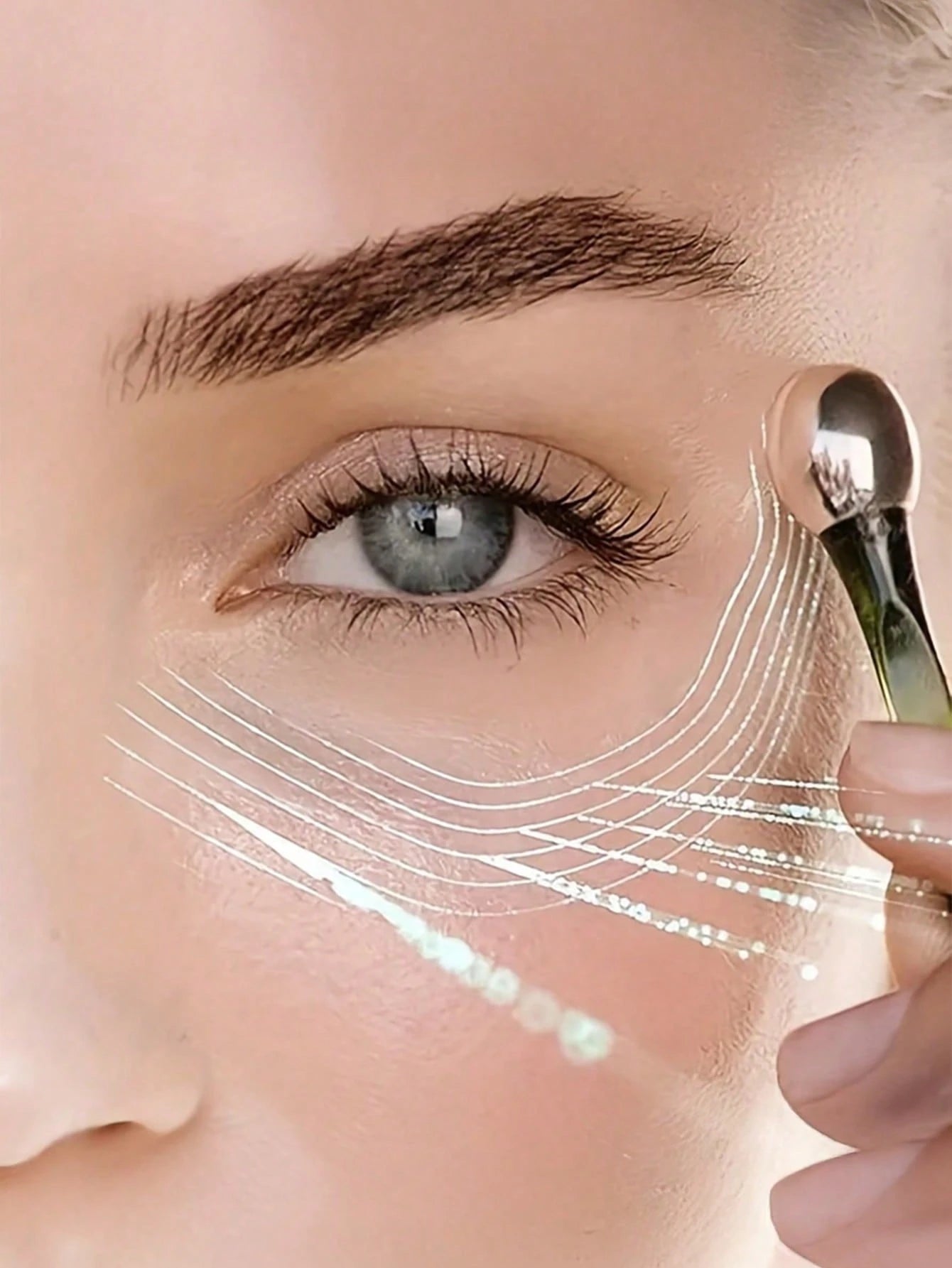 3/2/1pc Eye Massage Roller Eye Cream Applicator, Gentle For Face, Eyes, Neck And Forehead