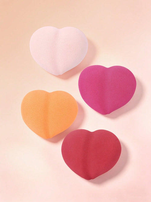3/4pcs Multicolor Soft Professional Makeup Sponges, Dual-Use Dry And Wet Makeup Sponge, Convenient To Carry, Reusable, Essential Makeup Accessory For Daily Use, Suitable For Liquid Foundation, Travel