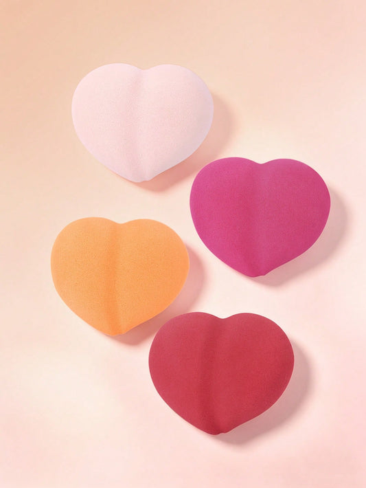 3/4pcs Multicolor Soft Professional Makeup Sponges, Dual-Use Dry And Wet Makeup Sponge, Convenient To Carry, Reusable, Essential Makeup Accessory For Daily Use, Suitable For Liquid Foundation, Travel