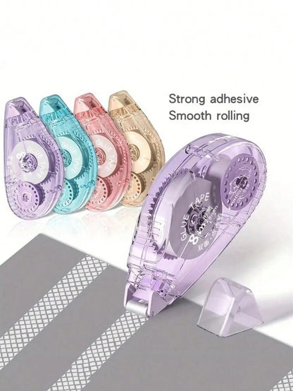3/6pcs Double-Sided Adhesive Tape Rollers, Handmade Craft Supplies, Double-Sided Tape Rollers Suitable For Handmade, Home, School, Office, Diaries, Etc. (0.31in X 26.25ft)/ (0.23in X 19.69ft)