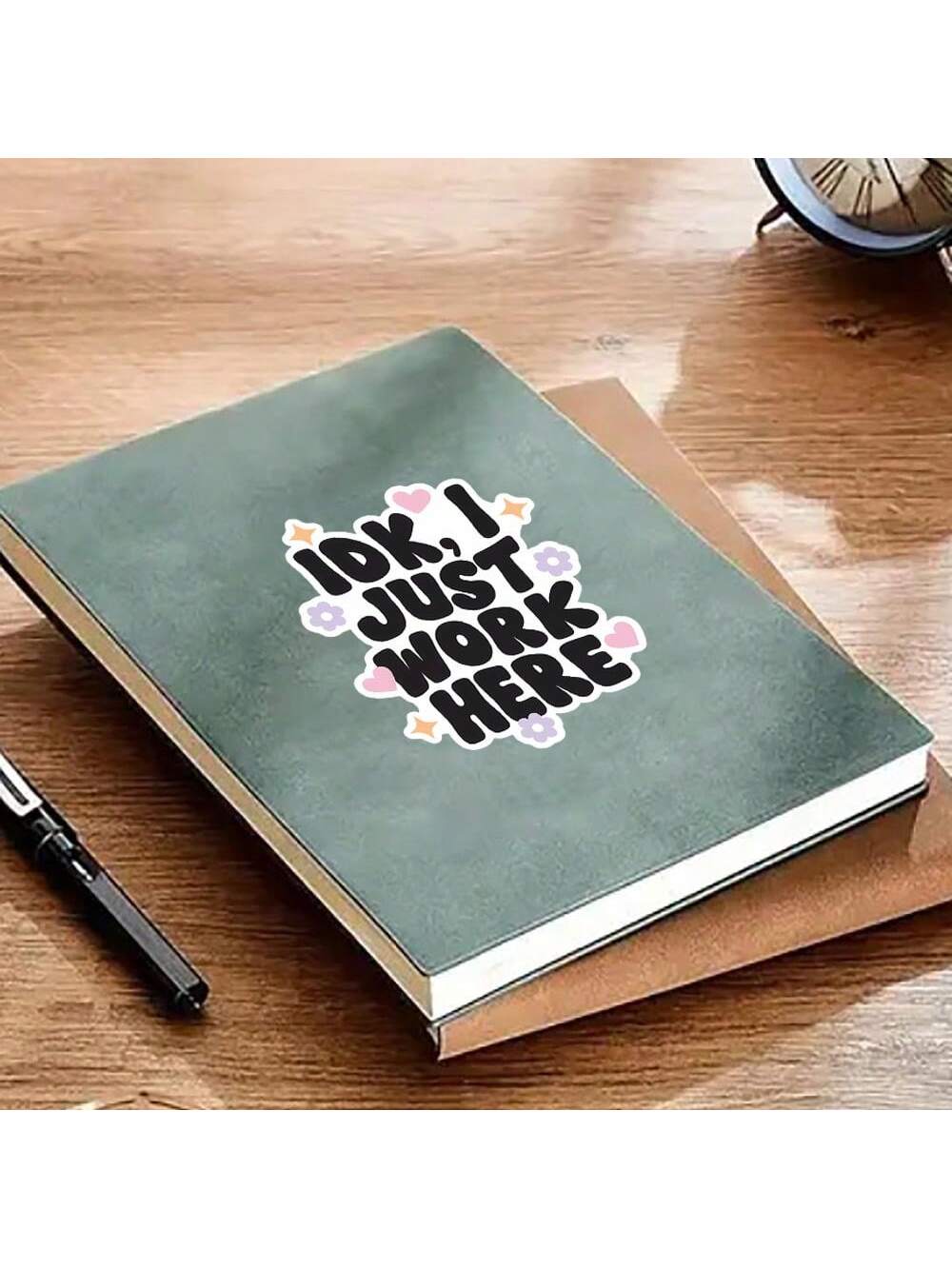 3-Inch "IDK, I Just Work Here" Funny Workplace Sticker – Perfect For Laptops, Journals, Water Bottles, And Office Decor| Great For Office Workers, Students, And Humor Fans| Ideal Gift For Friends, C