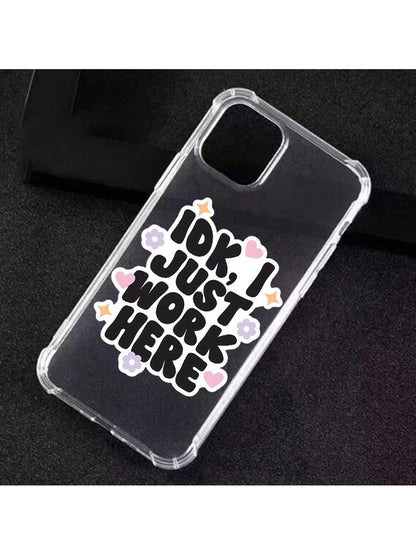 3-Inch "IDK, I Just Work Here" Funny Workplace Sticker – Perfect For Laptops, Journals, Water Bottles, And Office Decor| Great For Office Workers, Students, And Humor Fans| Ideal Gift For Friends, C