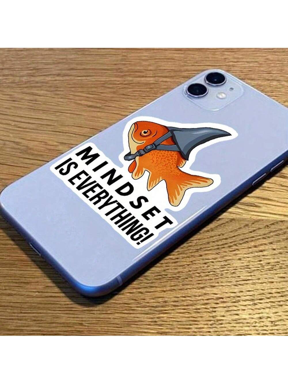 3-Inch Mindset Is Everything' Shark Sticker- Suitable For IPads, Kindles, Water Bottles, Books, Laptops, Notebooks, Journals, Planners, Dorm Rooms, And Motivational Spaces- A Powerful Gift For Stude
