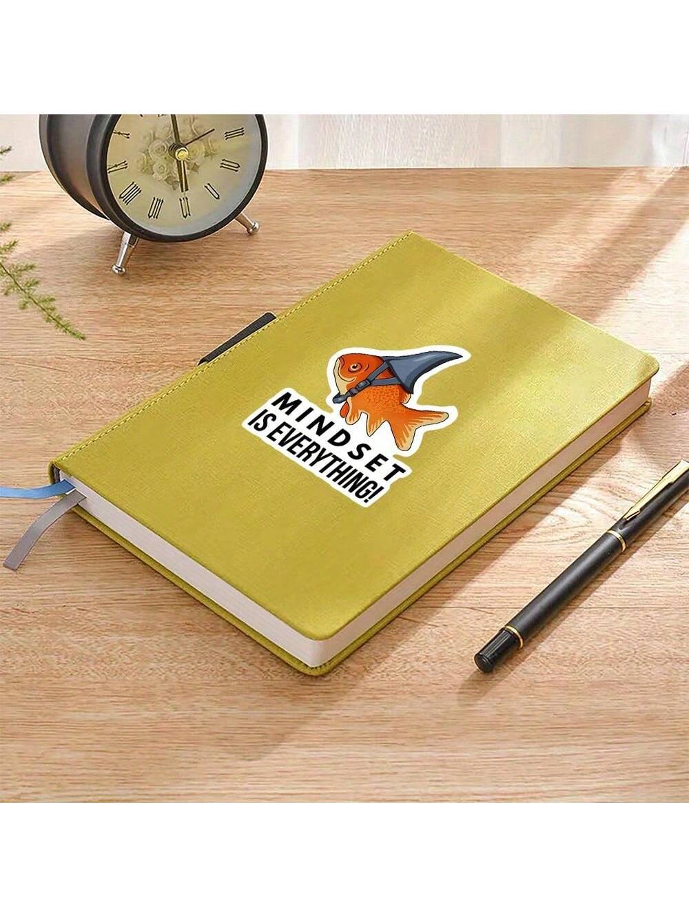 3-Inch Mindset Is Everything' Shark Sticker- Suitable For IPads, Kindles, Water Bottles, Books, Laptops, Notebooks, Journals, Planners, Dorm Rooms, And Motivational Spaces- A Powerful Gift For Stude