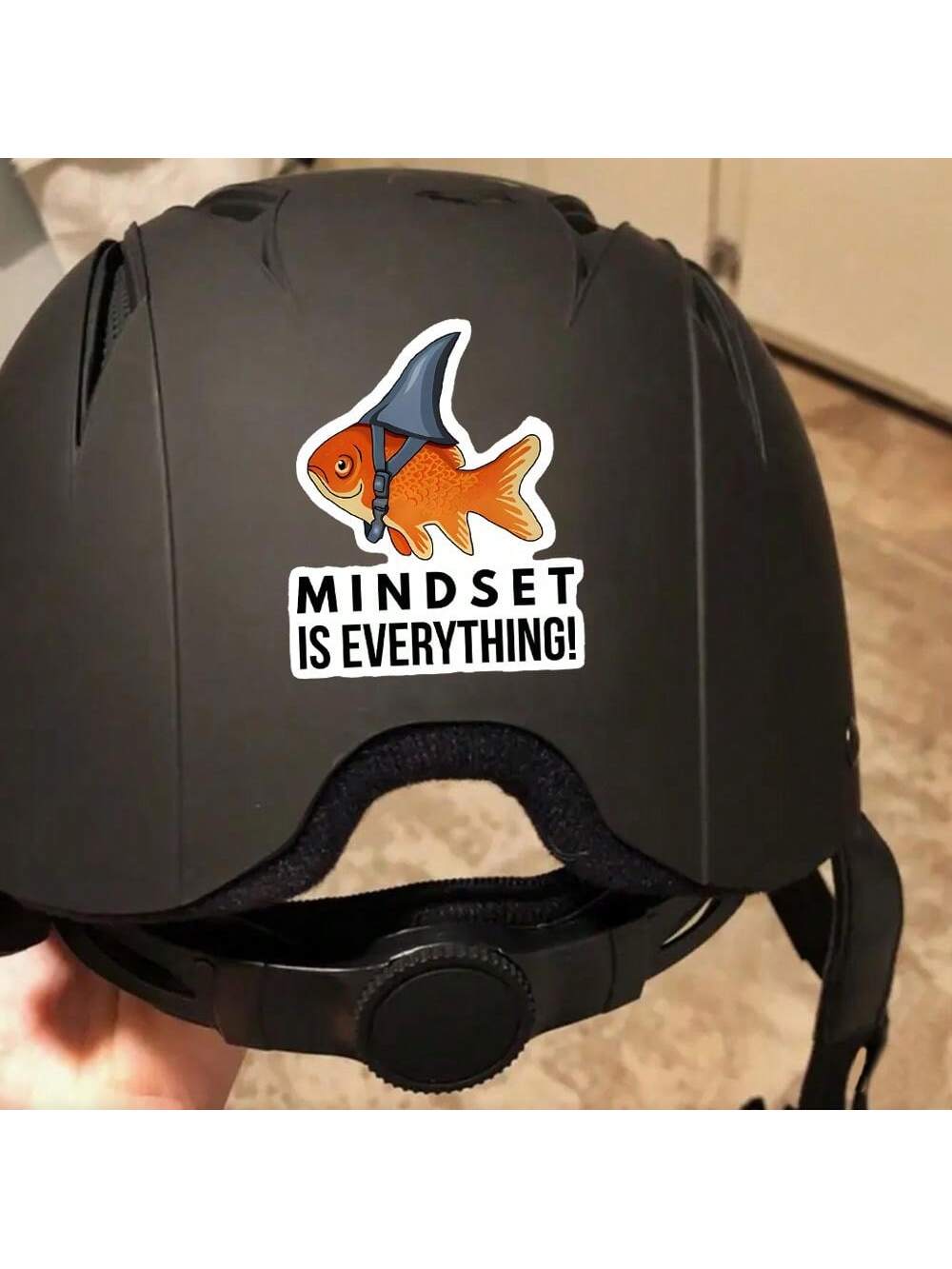 3-Inch Mindset Is Everything' Shark Sticker- Suitable For IPads, Kindles, Water Bottles, Books, Laptops, Notebooks, Journals, Planners, Dorm Rooms, And Motivational Spaces- A Powerful Gift For Stude