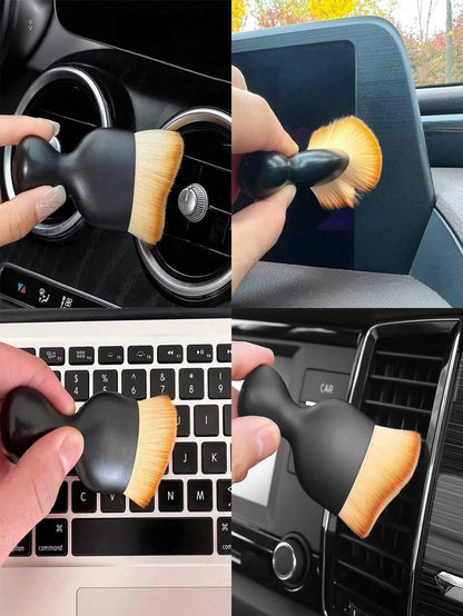 3 Pack Premium Car Detailing Brushes, Ultra Soft Bristles For Scratch-Free Cleaning- Interior Dash & Exterior Dust Removal Tools, Gently Cleans Vents, Grilles, Trim & Wheels