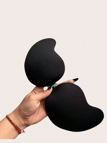 3 Pairs Mango Cup Self-Adhesive Bras, Push-Up Invisible Breast Pads, Strapless Backless Bras, Self-Adhesive Lifting Breast Pads, Front Buckle Push-Up, Mango Shaping Design, Push-Up Lifting For Deep V