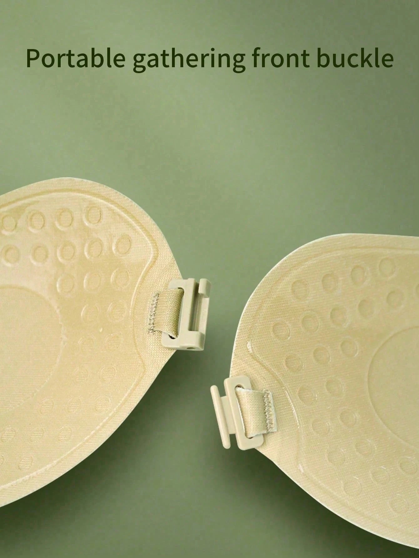 3 Pairs Mango Cup Self-Adhesive Bras, Push-Up Invisible Breast Pads, Strapless Backless Bras, Self-Adhesive Lifting Breast Pads, Front Buckle Push-Up, Mango Shaping Design, Push-Up Lifting For Deep V