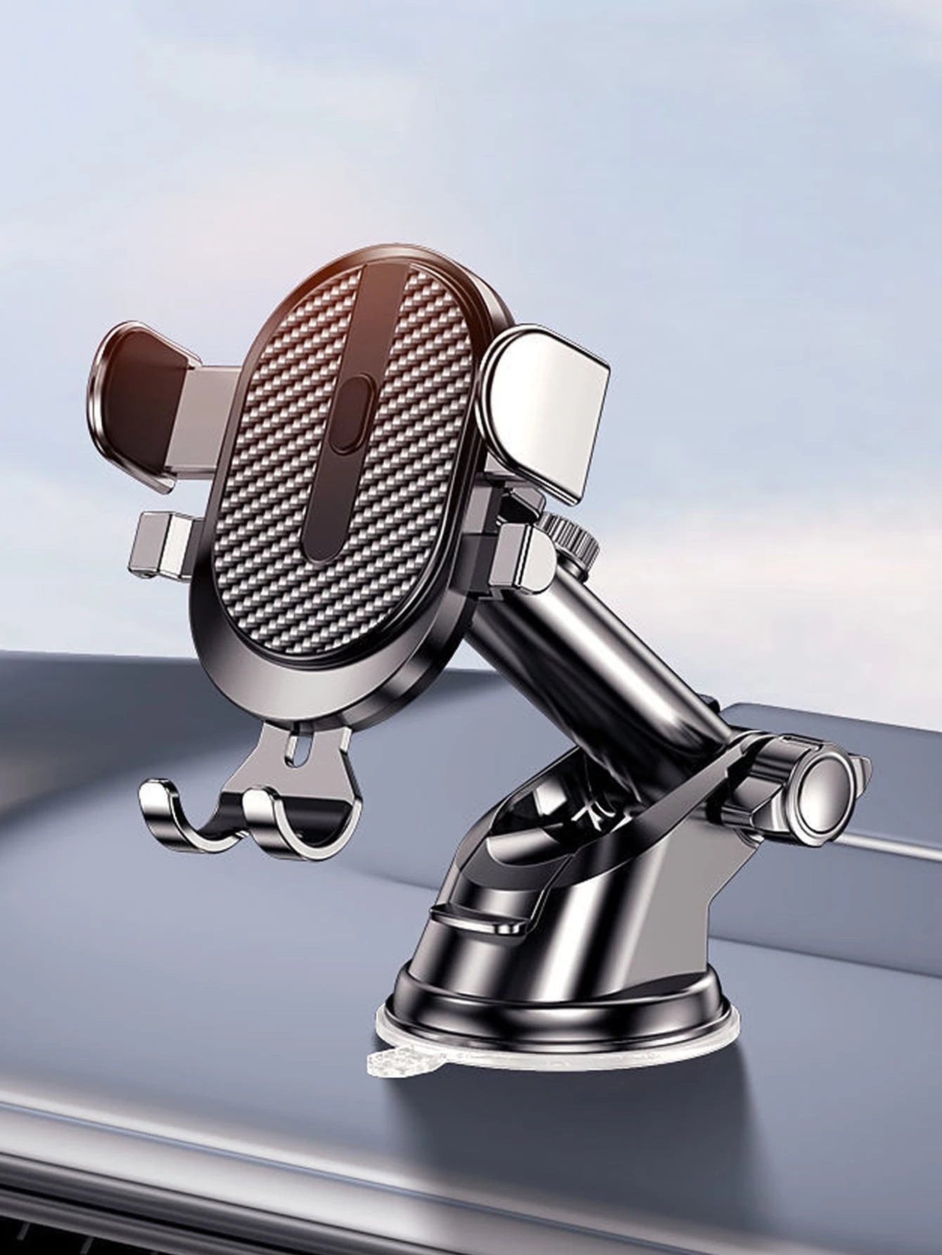 360° Rotatable Suction Cup Car Phone Holder- Universal Car Dashboard Phone Mount Bracket, Suitable For Navigation, Compatible With IPhone, Android Phones, Great Gift For Family And Friends