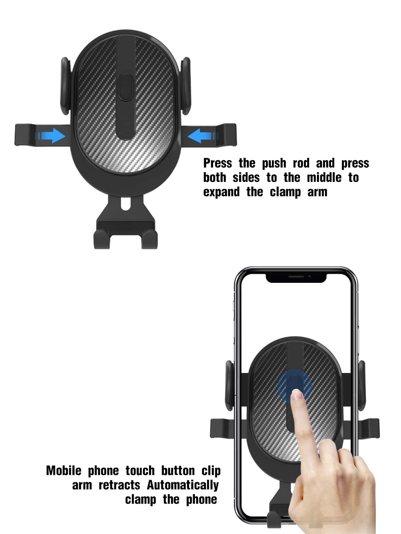 360° Rotatable Suction Cup Car Phone Holder- Universal Car Dashboard Phone Mount Bracket, Suitable For Navigation, Compatible With IPhone, Android Phones, Great Gift For Family And Friends