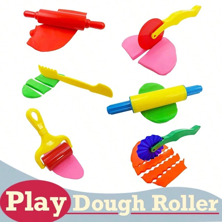 36pcs Clay Tools Set With Rolling Pin, Cutters, Scrapers- Large Blue Clay Extruder, Home Or Classroom- Colorful Animal Molds-Easy-Clean Clay Modeling Tools For Beginners & Experts, Local Warehouse