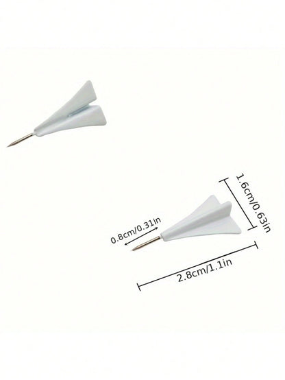 3D Airplane Push Pins, Creative Photo Wall Decor Push Pins, Unique Aviation Design