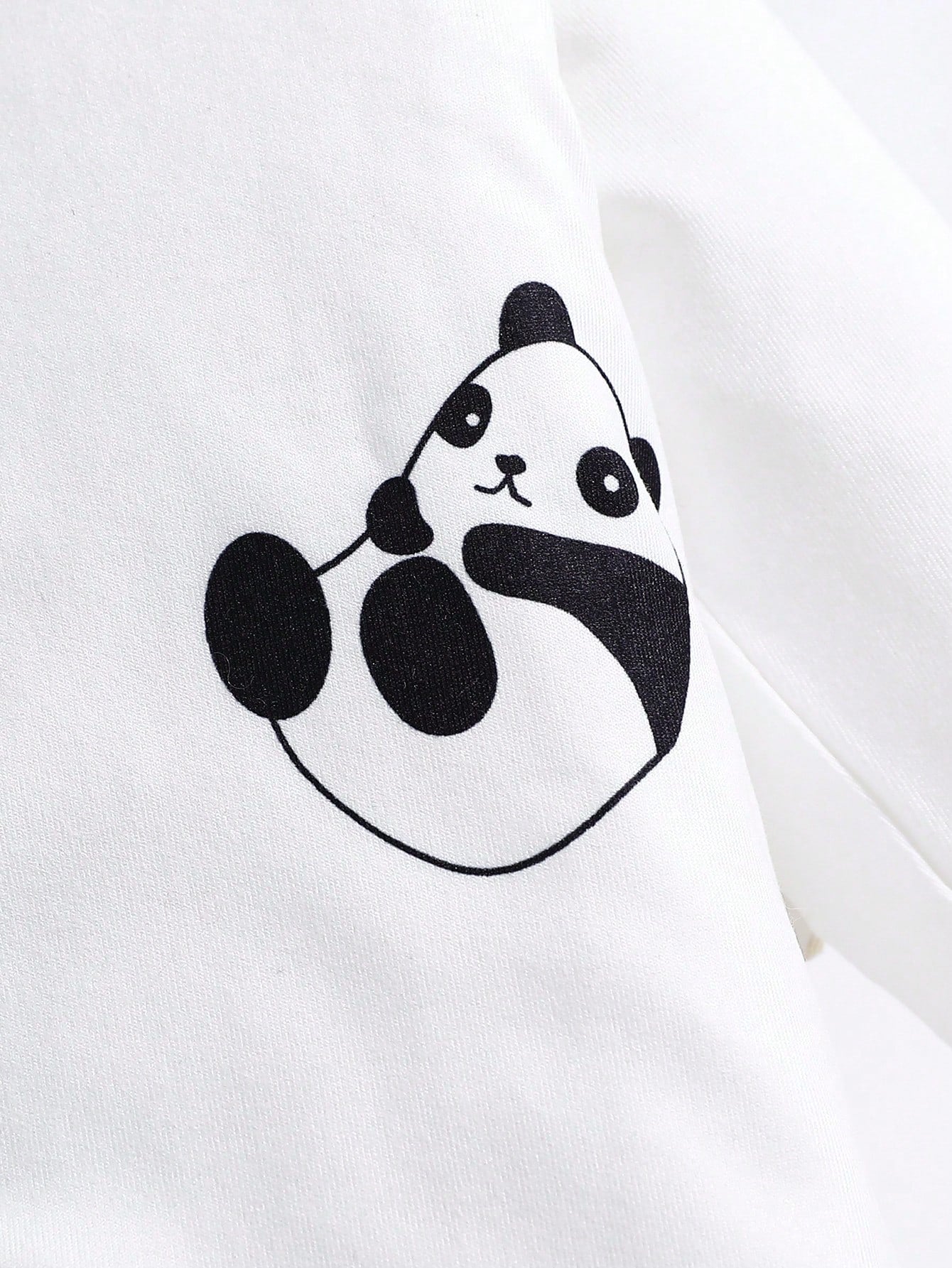 3pcs Baby Boy Cute Cartoon Panda & Striped Print Long Sleeve Footie Jumpsuit, Suitable For All Seasons