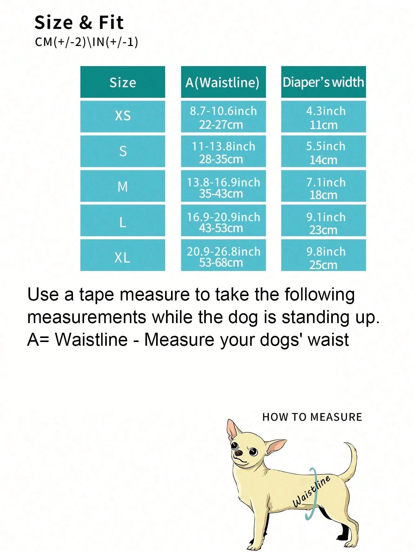 3pcs/Pack Reusable Male Dog Diapers- Super Absorbent Washable Male Dog Diapers- Reusable Male Dog Diapers (Solid Color)