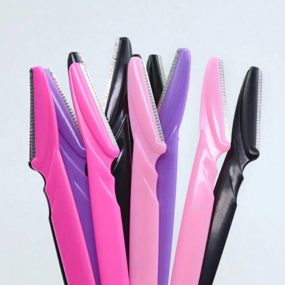 40pcs/20pcs/10pcs Eyebrow Trimmer Makeup Beauty Tool Facial Body Hair Removal Razor Blade Women Eyebrow Shaping Knife