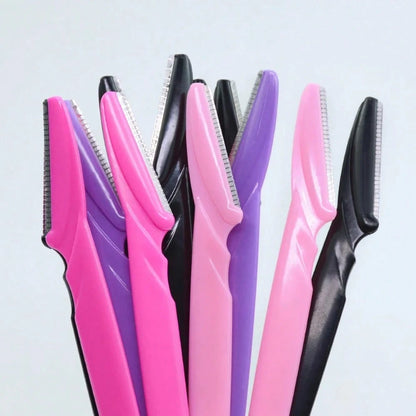40pcs/20pcs/10pcs Eyebrow Trimmer Makeup Beauty Tool Facial Body Hair Removal Razor Blade Women Eyebrow Shaping Knife