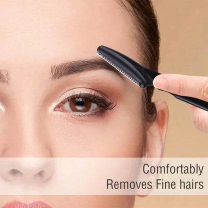 40pcs/20pcs/10pcs Eyebrow Trimmer Makeup Beauty Tool Facial Body Hair Removal Razor Blade Women Eyebrow Shaping Knife