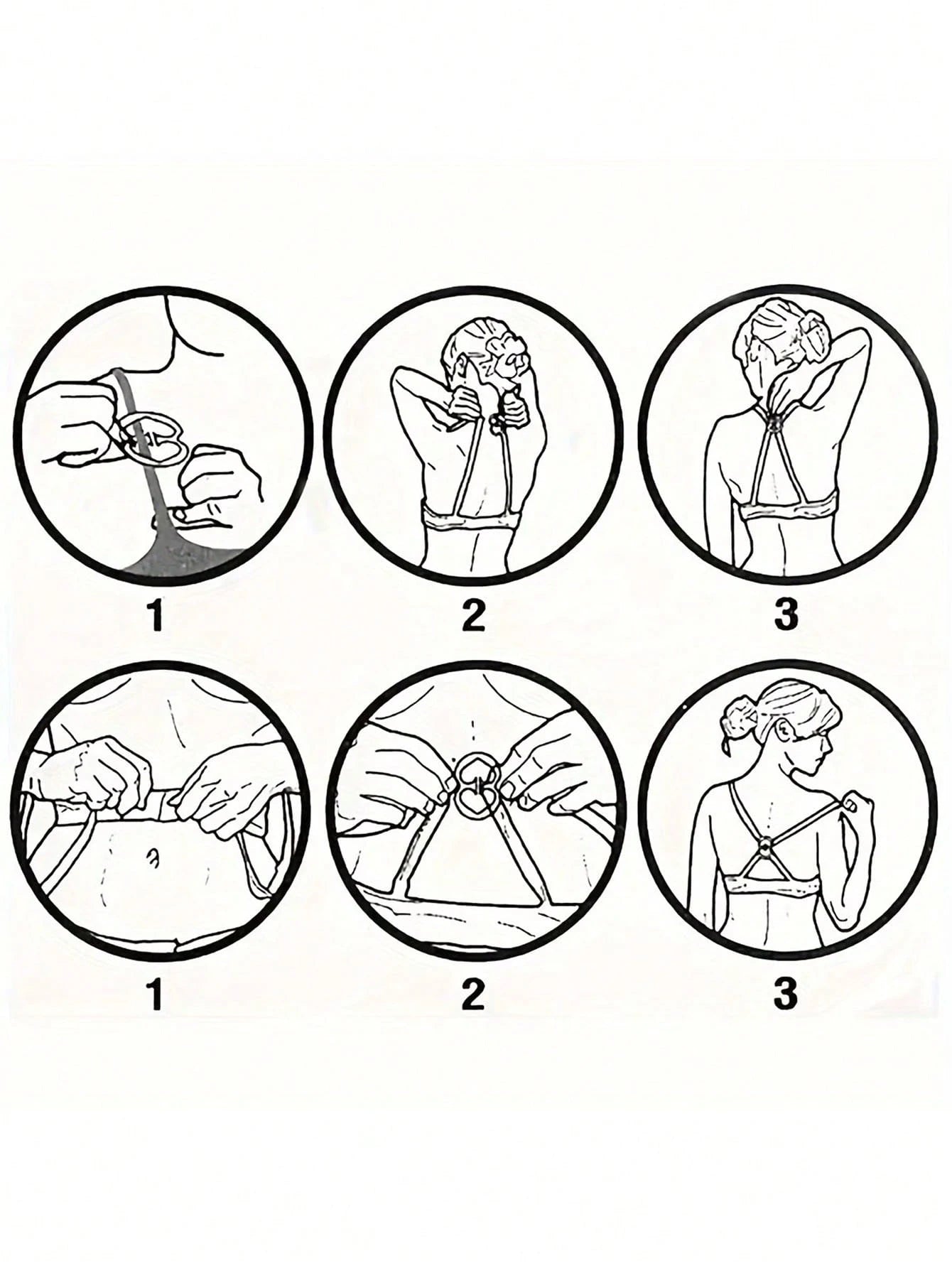 4pcs/2pcs Invisible Non-Slip Bra Strap Clips- Criss-Cross Design, Transparent Bra Hooks, Anti-Slip