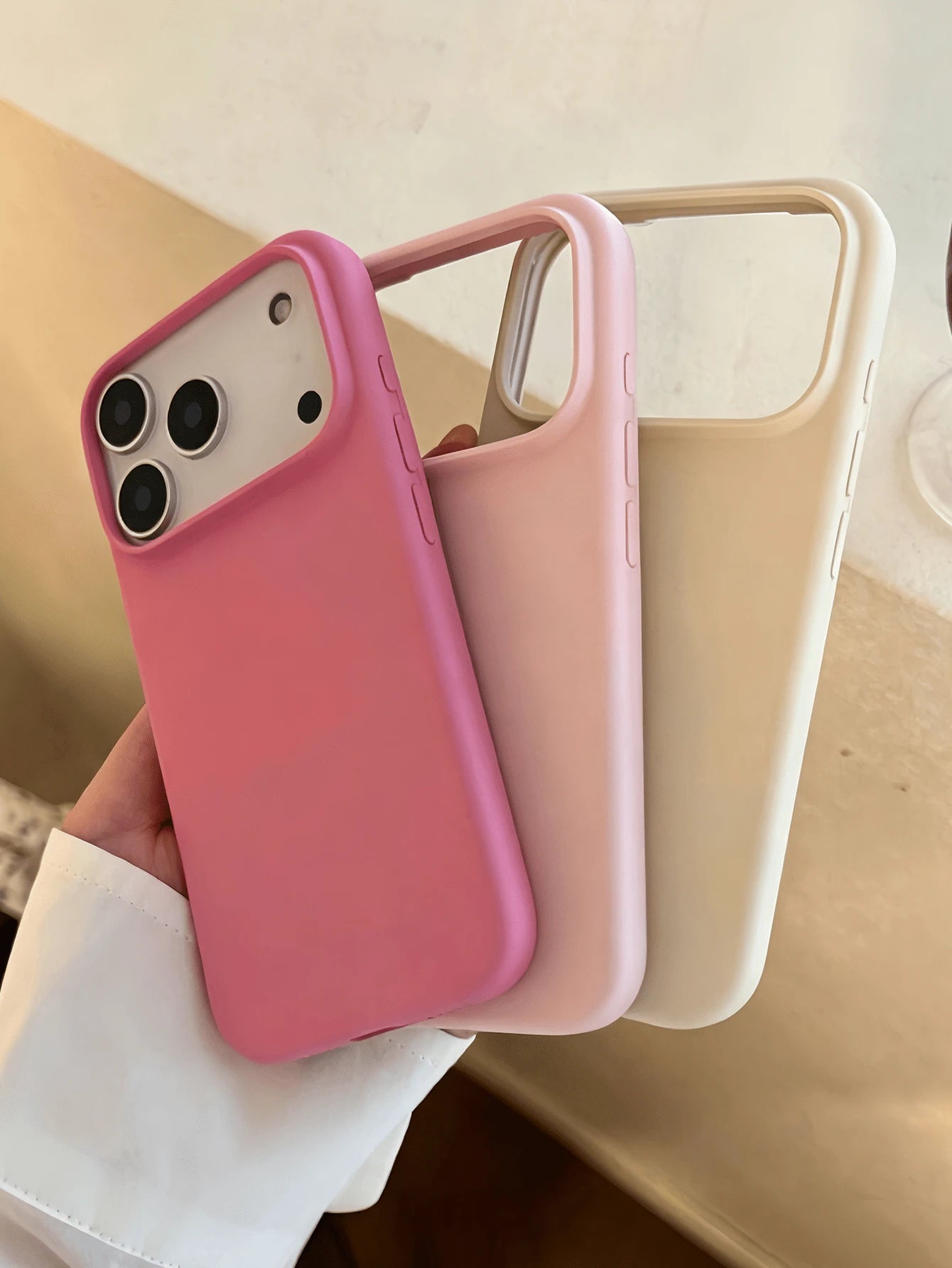 4pcs Matte Soft TPU Minimalist Personalized Shockproof Full Coverage Phone Case Compatible With Apple 17 16 15 14 13 12 11 Pro Max Air