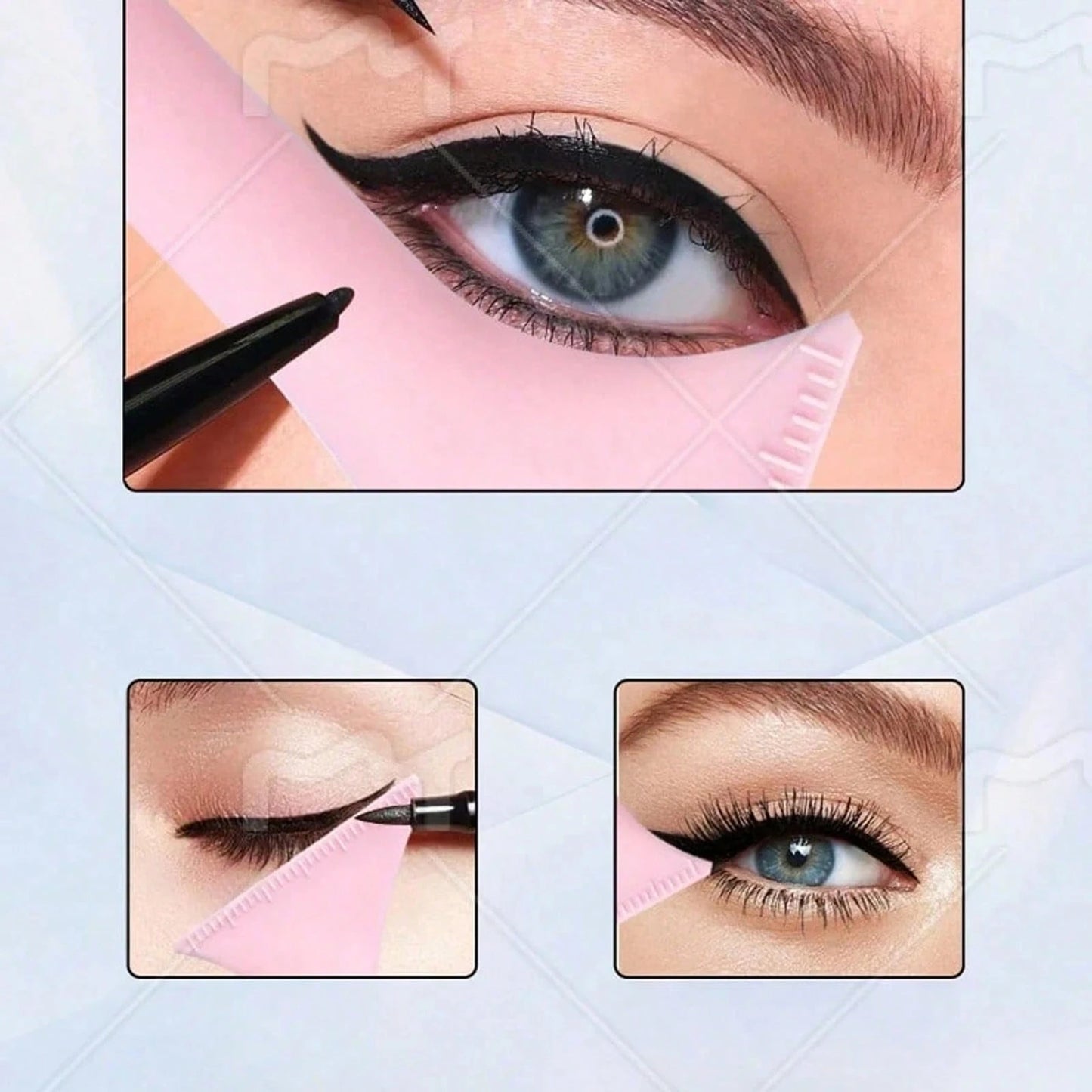 4pcs- New Silicone Eyeliner & Eyebrow Shaping Mold Makeup Tools, Reusable Multi-Function Eye Makeup Set For Women, Eyeliner, Eyebrow, Lip Liner, High Cost-Effective Makeup Tools, Cosmetics, Inexpensi