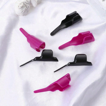 4pcs Plastic Adjustable Sewing Finger Open Design Household Sewing Finger Pusher Finger Gloves Sewing Accessories Effortless Cross Stitch Tools