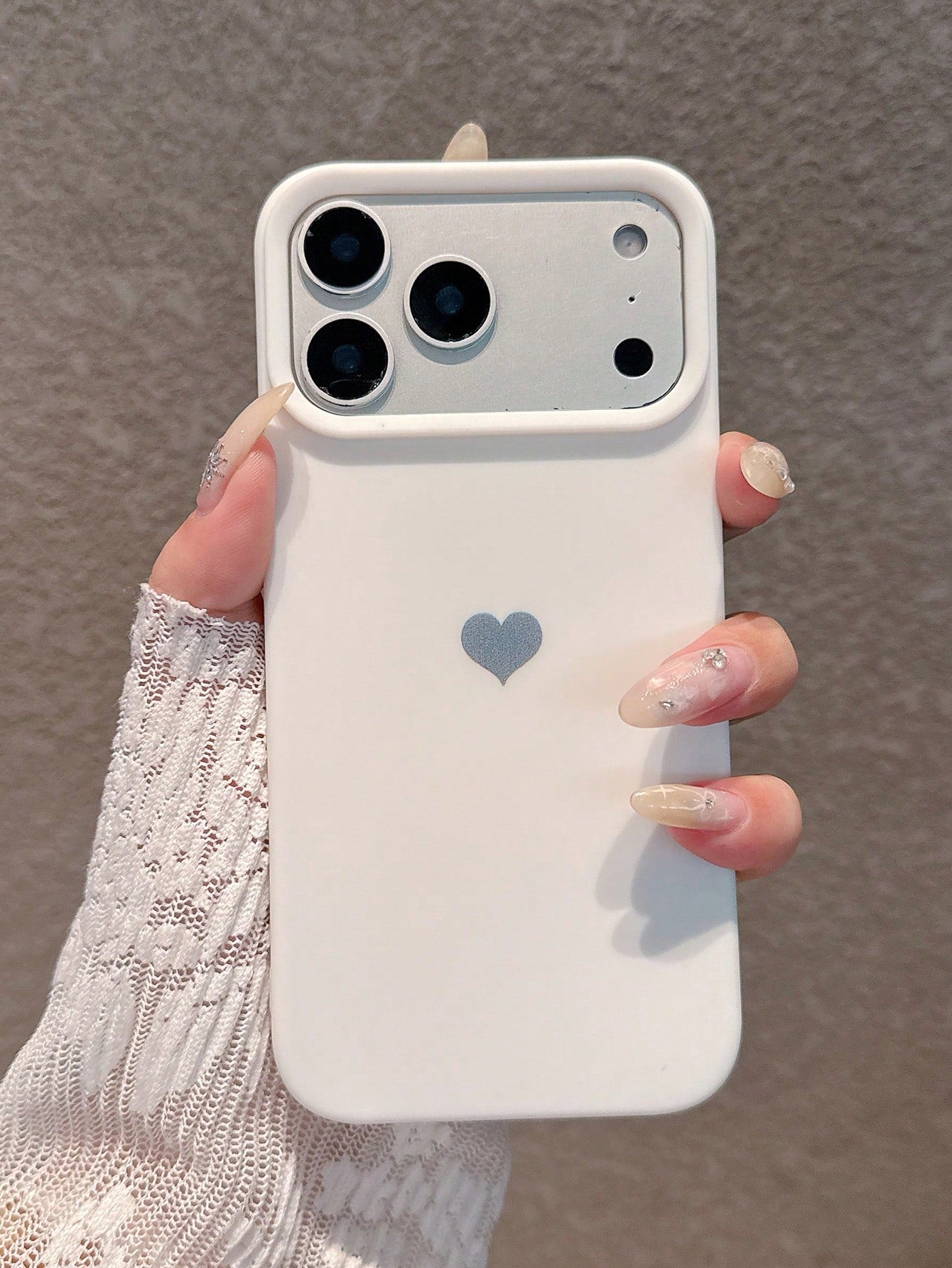 4pcs Set [Pink+Purple+Sky Blue+White] Heart Dopamine Pink Phone Case, Compatible With IPhone 17 Pro Max/17 Pro/17/16 Pro Max/16 Pro/16/16 Plus/15/15 Pro Max/15 Pro/15 Plus/11/12/13/14 Pro Max/12 Pro/1