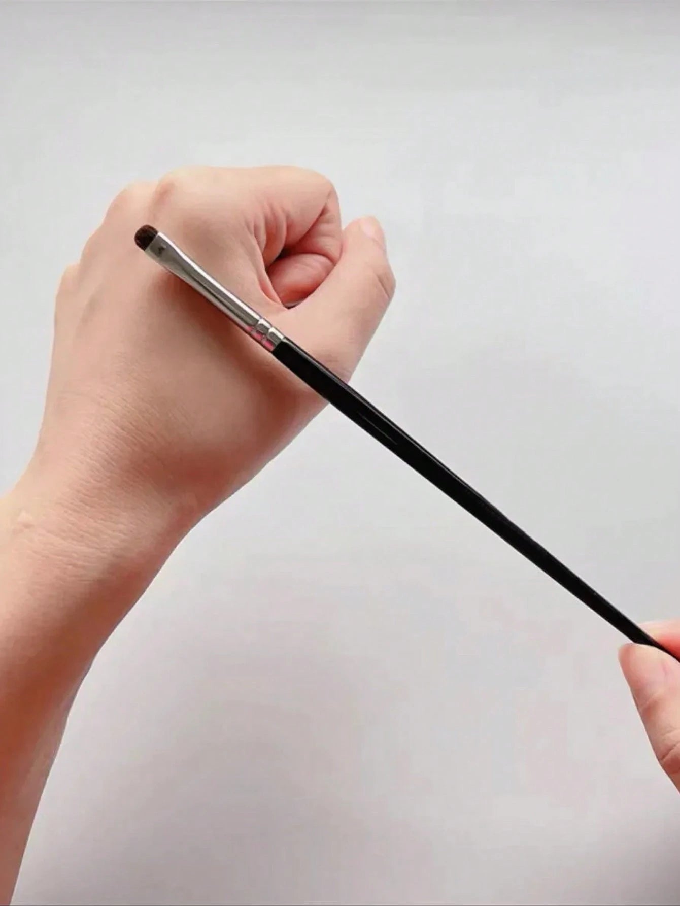 4pcs Small Detail Black Eyeshadow Makeup Brush Set,Eyebrow Brush,Eyeshadow Brush,Spoolie,Spoolie Brush,Giveaways