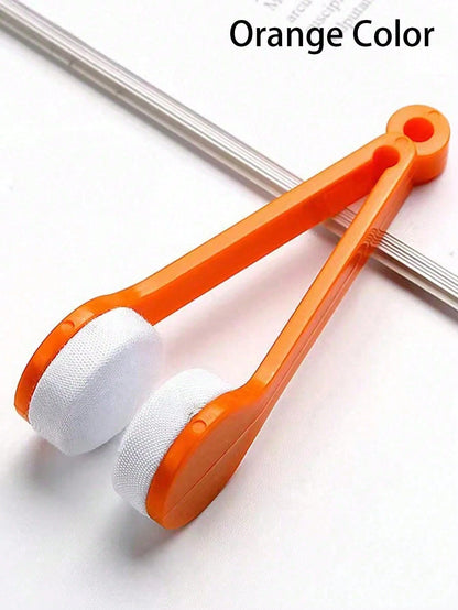 4pcs Super Soft Fiber Glasses Cleaning Brush, Microfiber Glasses Cleaning Cloth Soft Brush Cleaning Tool, Mini Microfiber Glasses Cleaner Clip, Compact Multifunctional Sunglasses Cleaning Kit, Streak