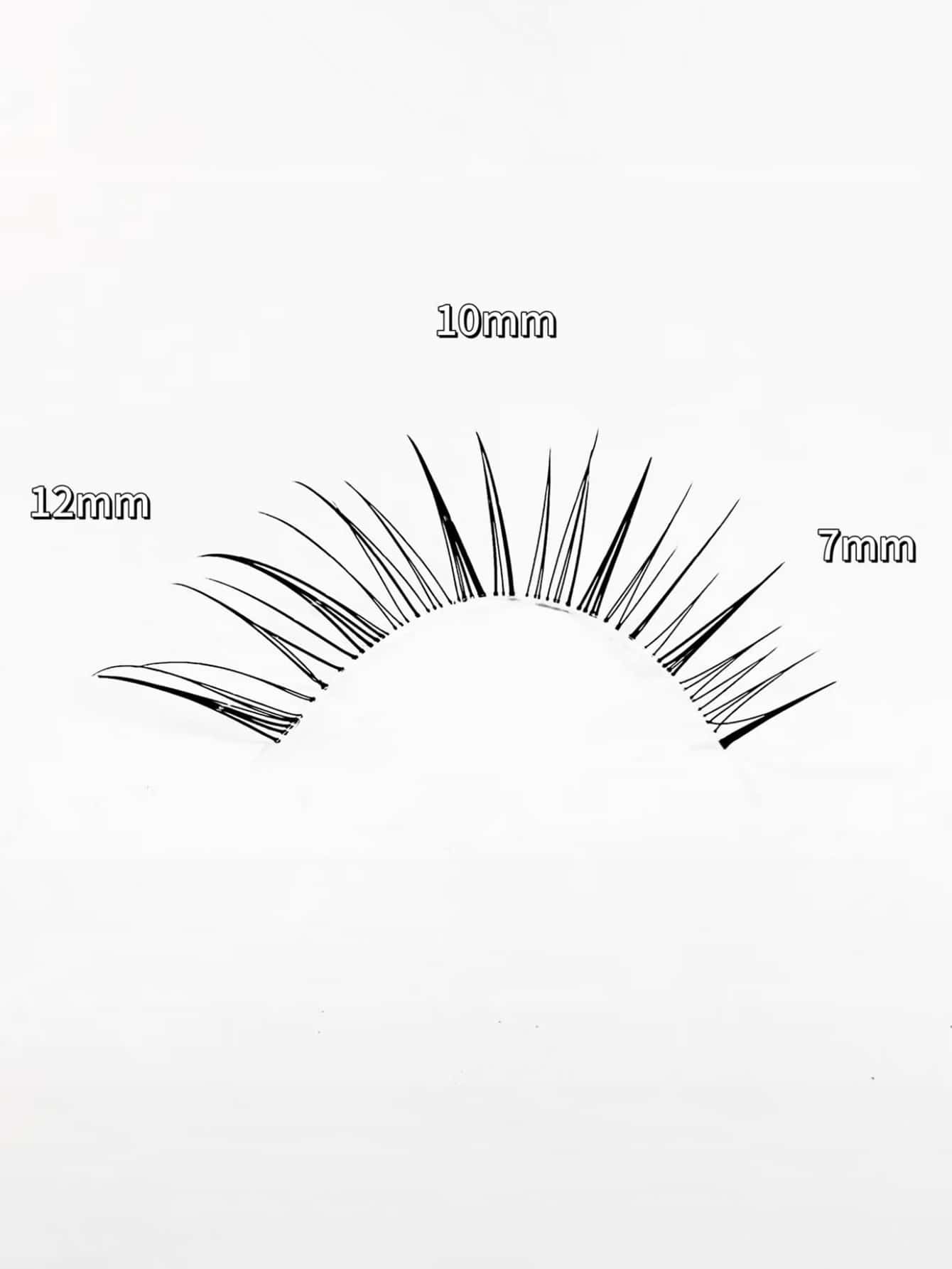 5 Pairs Clear Diagonal Winged False Eyelashes, Wet Tip Natural Realistic Uplifted One-Piece Cartoon Fox-Style Elongated Eye Tail Japanese-Style Clustered Lashes