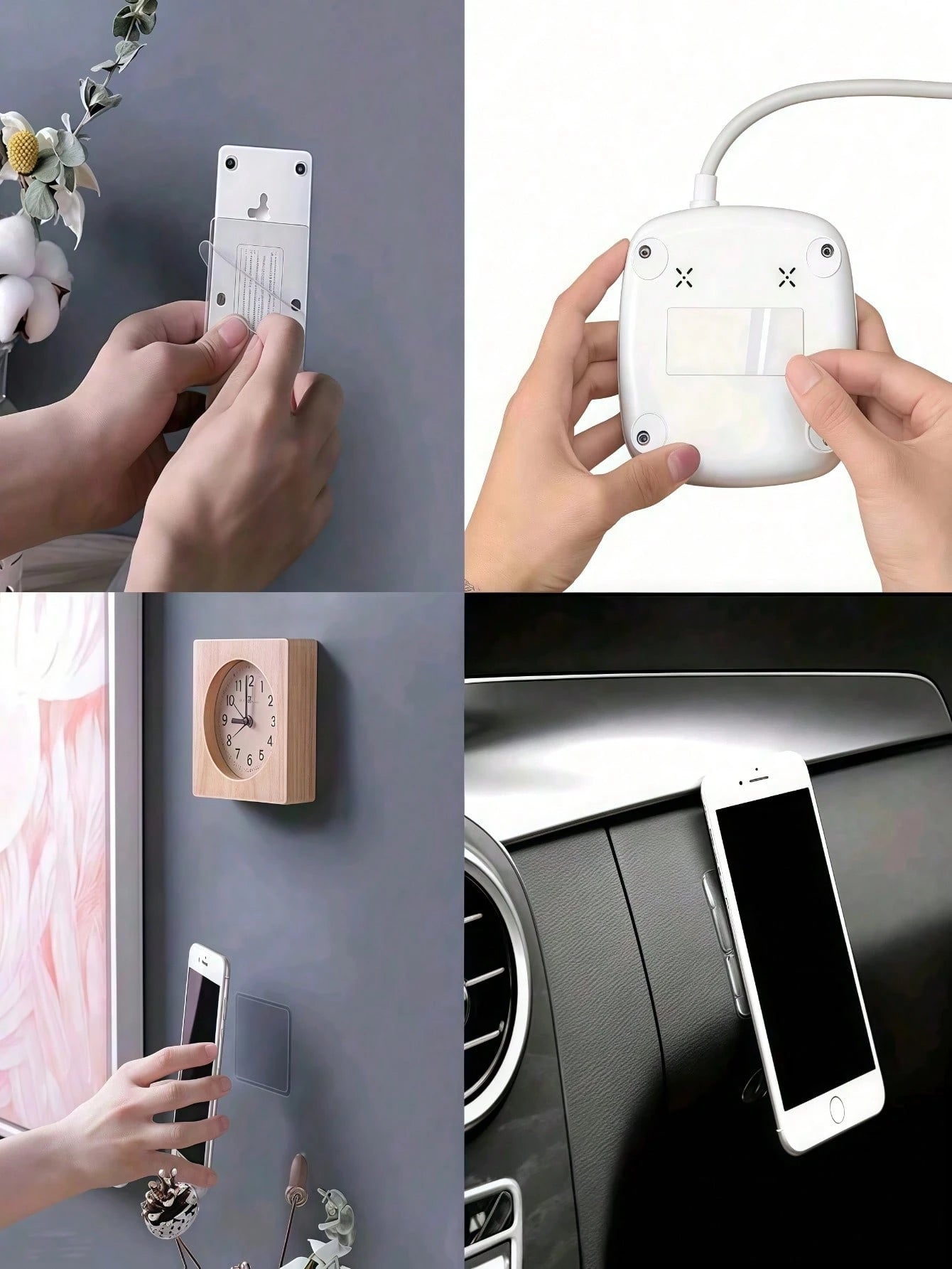 50pcs Heavy Duty Nano Double-Sided Adhesive Tapes, Waterproof Tapes, Square Transparent Nano Double-Sided Tape Stickers, Multi-Purpose Double-Sided Adhesive Tapes, Strong Adhesive Stickers For Wall Ha